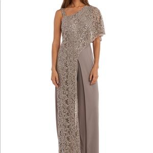 One-Shoulder Lace Jumpsuit